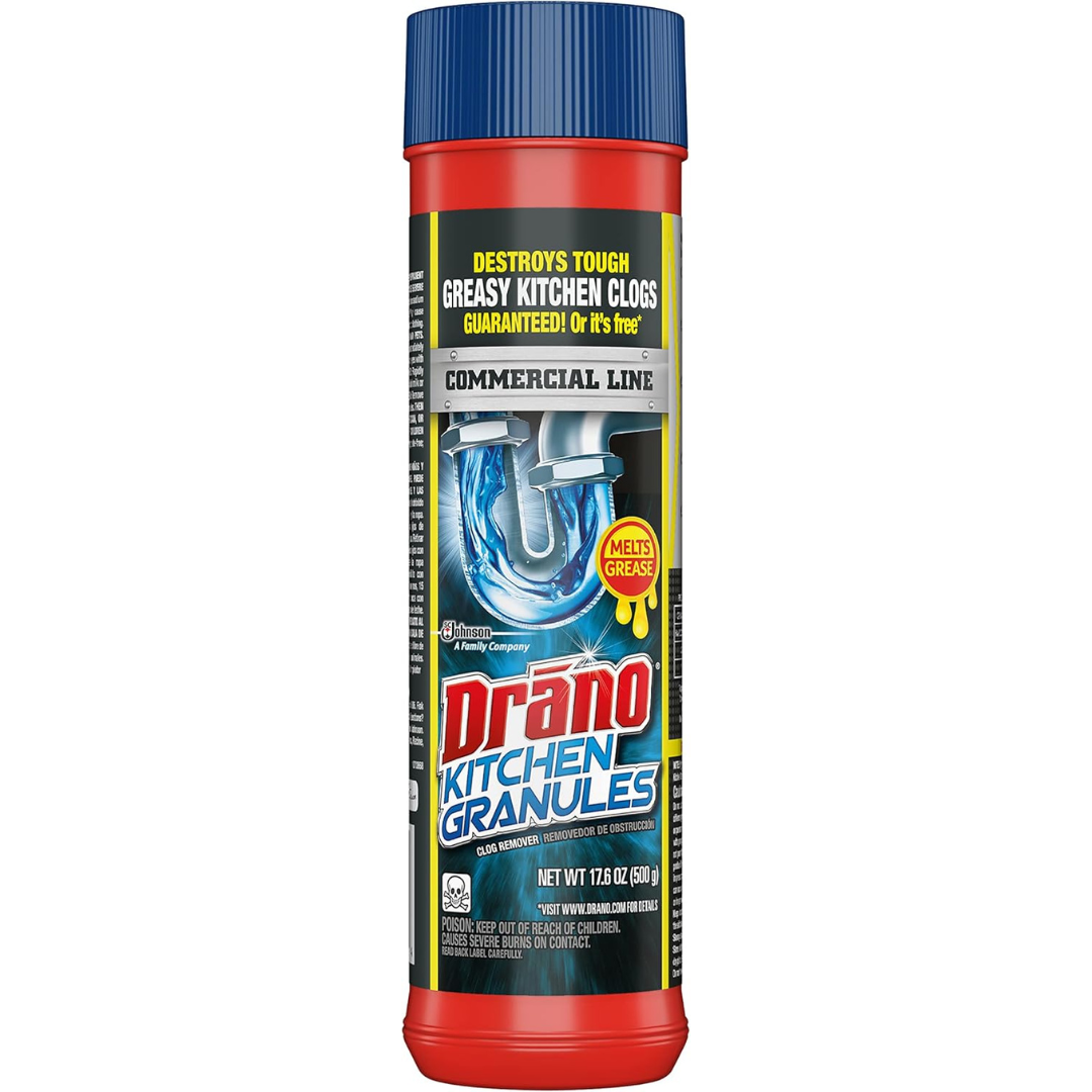 17.6 Oz. Drano Kitchen Granules Drain Clog Remover and Cleaner
