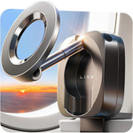 LISEN Magsafe Travel Essentials Airplane Phone Holder Mount (Black)