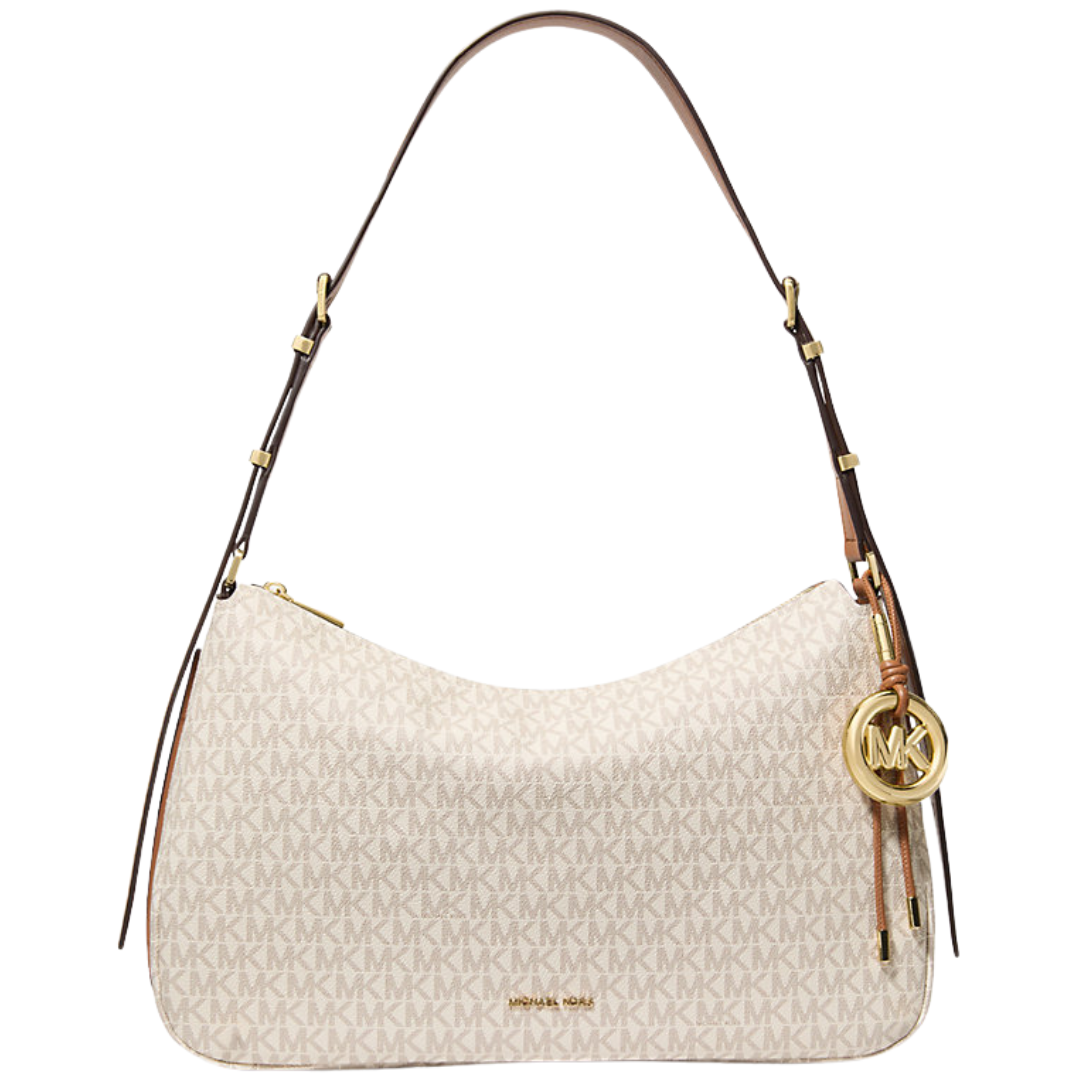 Michael Kors Nolita Medium Signature Logo Shoulder Bag (2 Colors)