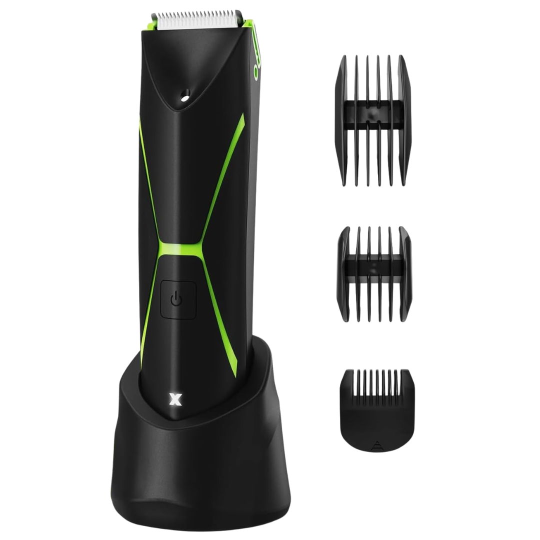 Brightman Men's Cordless Rechargeable Electric Wet/Dry Body Hair Trimmer