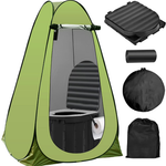 Musment Portale Foldable Camping Toilet Set with Privacy Tent