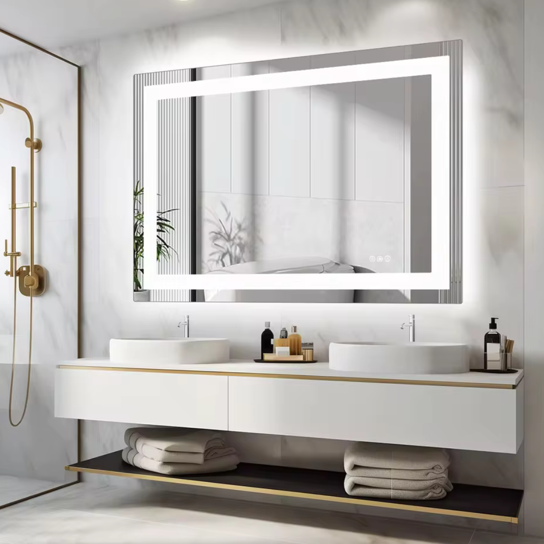 JHK 36" x 24" LED Bathroom Vanity Mirror