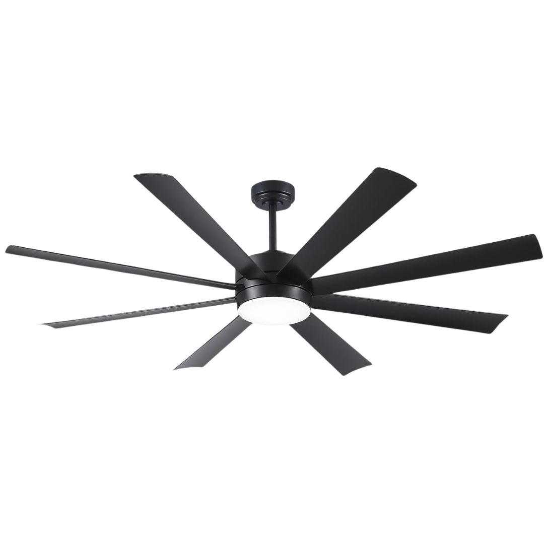 72" Qlodgat Ceiling Fans with Lights and Remote