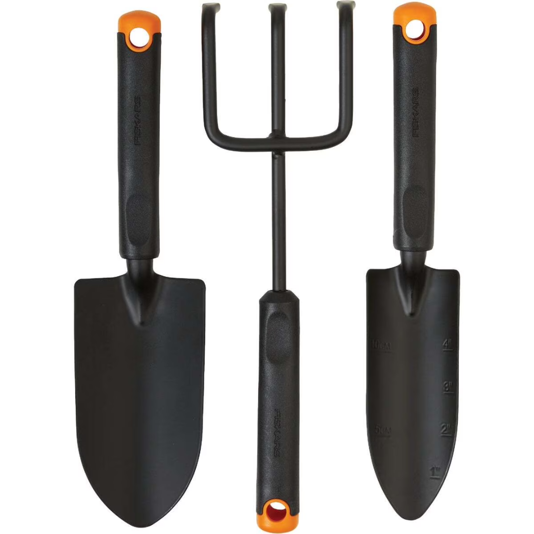3-Piece Fiskars Garden Tool Set