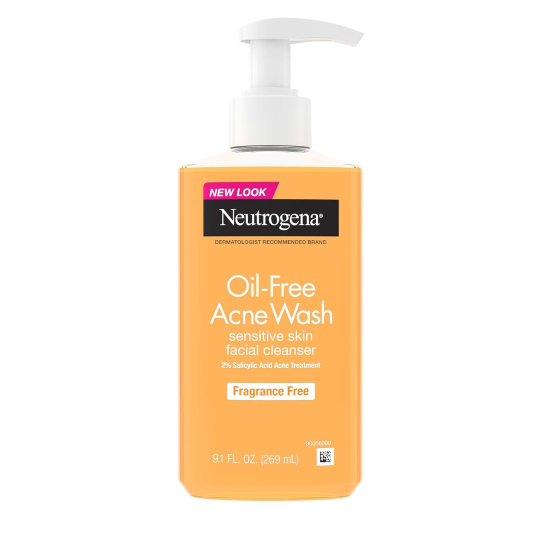 9.1-Oz Neutrogena Oil-Free Acne Fighting Fragrance-Free Facial Cleanser