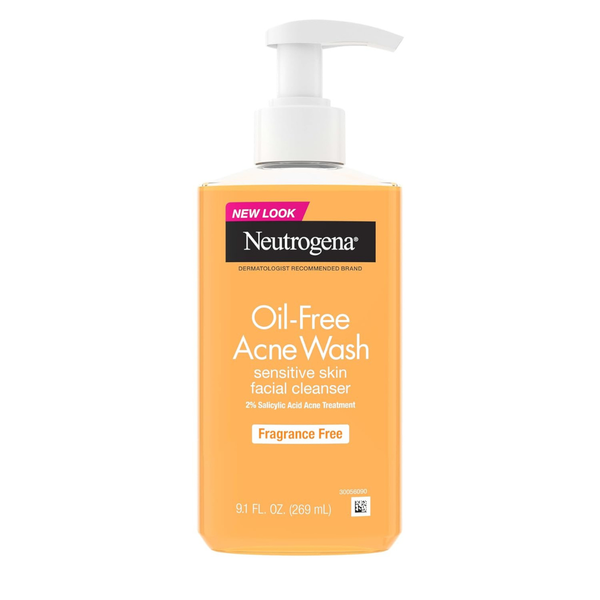 9.1-Oz Neutrogena Oil-Free Acne Fighting Fragrance-Free Facial Cleanser