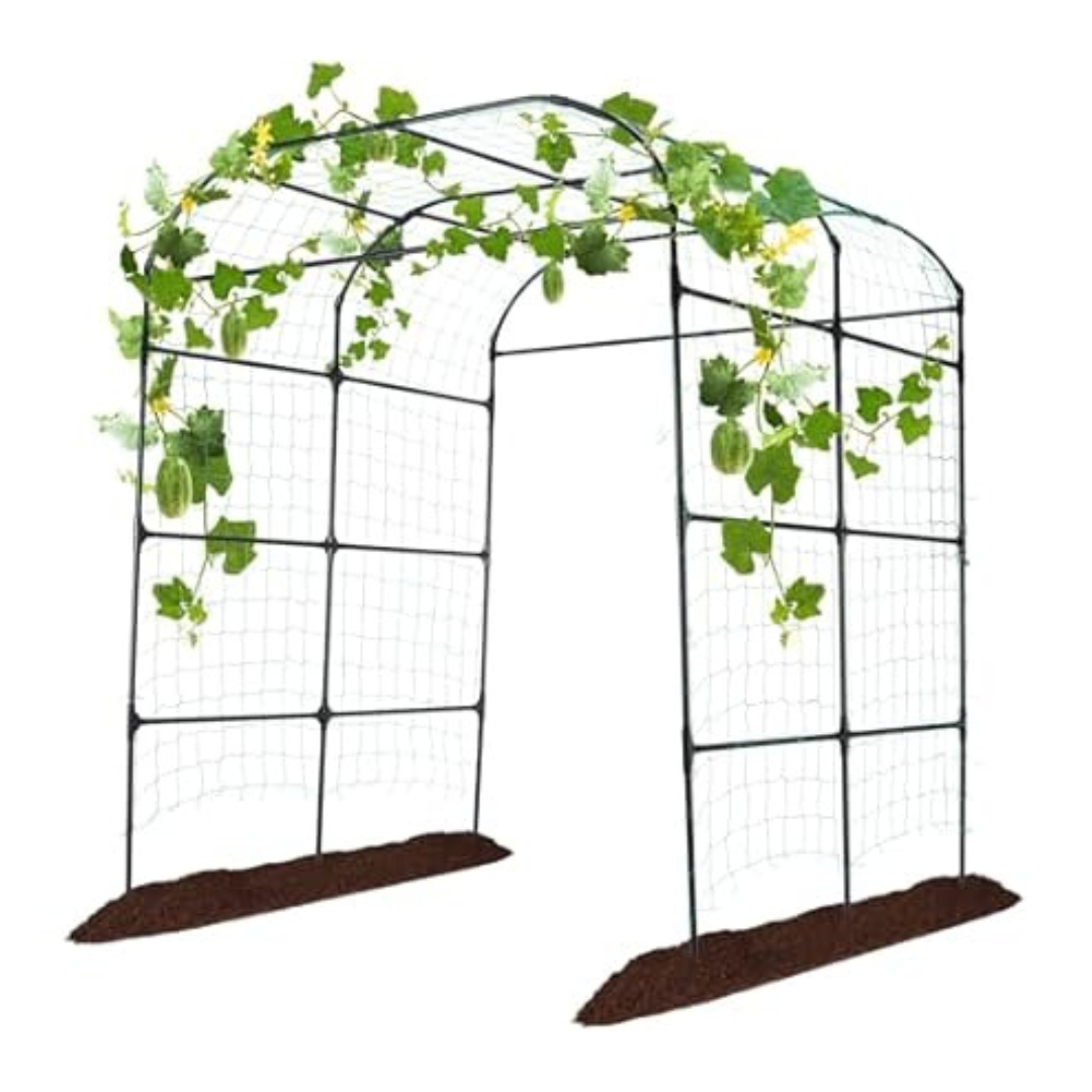 Follook Garden Arch Climbing Plants Outdoor Cucumber Trellis