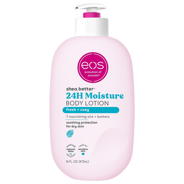 2-Count Eos Fresh & Cozy Shea Better Body Lotion Moisture Skin Care