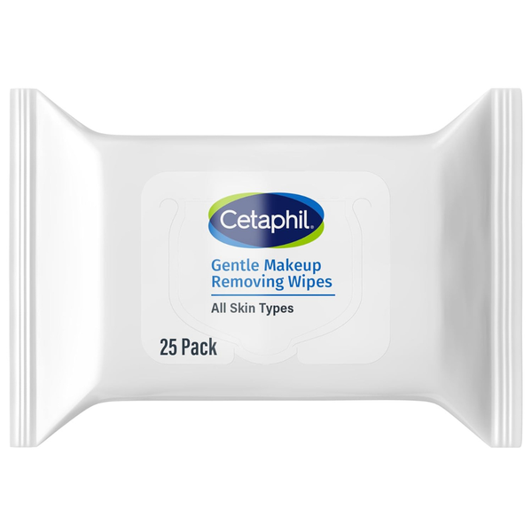 25-Count Cetaphil Unscented Gentle Makeup Removing Wipes