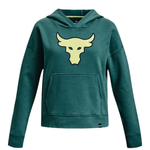 Under Armour Girls' Project Rock Heavyweight Terry Brahma Bull Hoodie