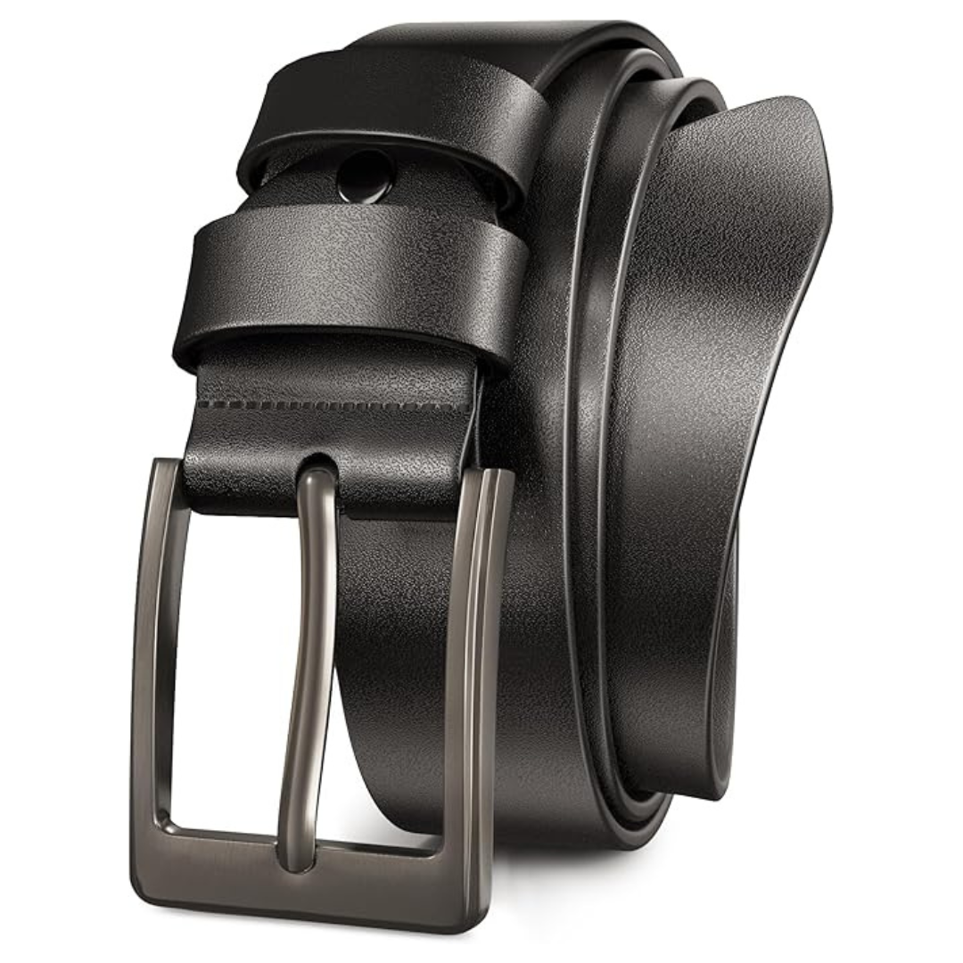 Genuine Leather Dress Black Belts
