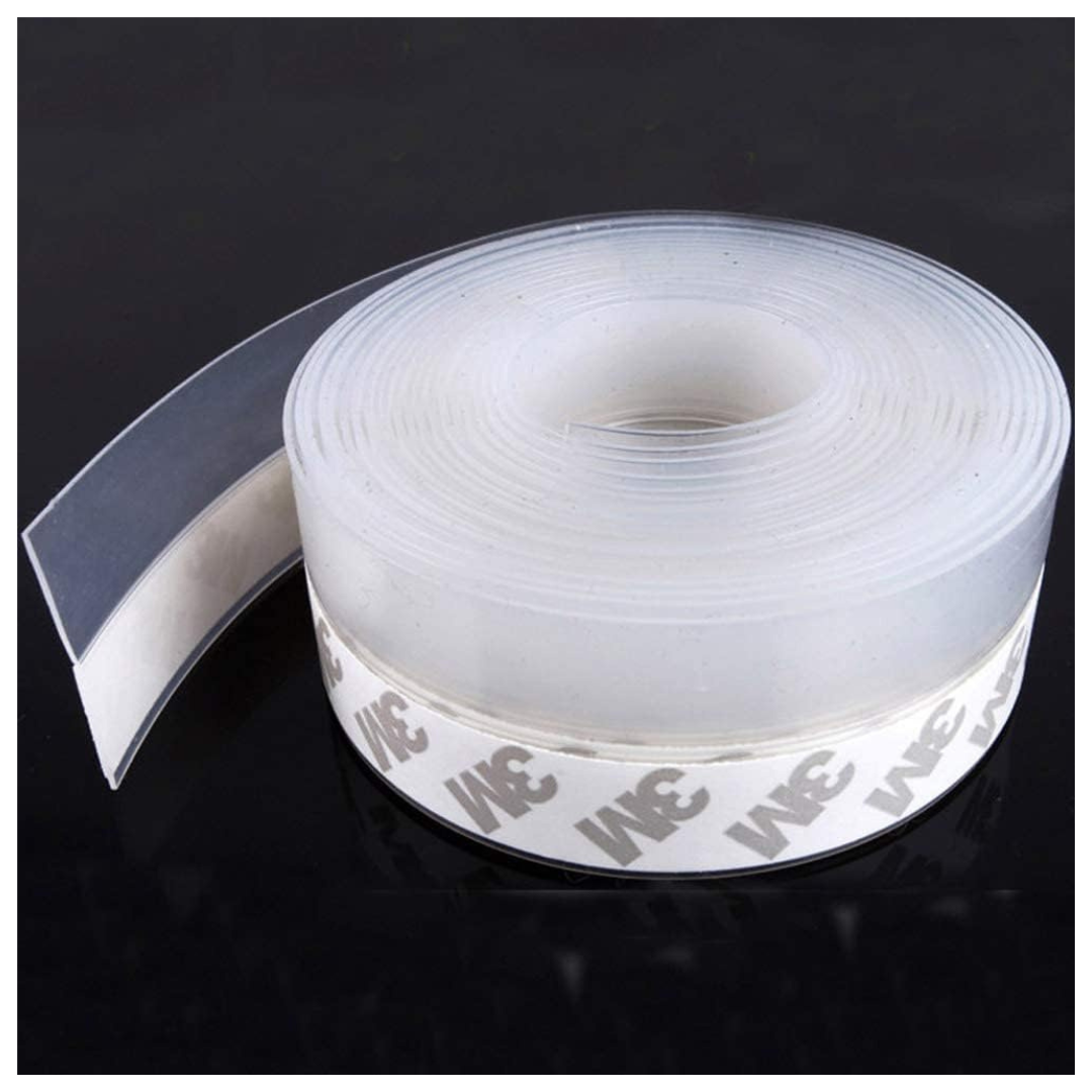 16 Ft Silicone Door Seal Strip Door Weather Stripping (Width 25mm)