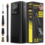 160 PSI Car Tire Inflator Portable Air Compressor