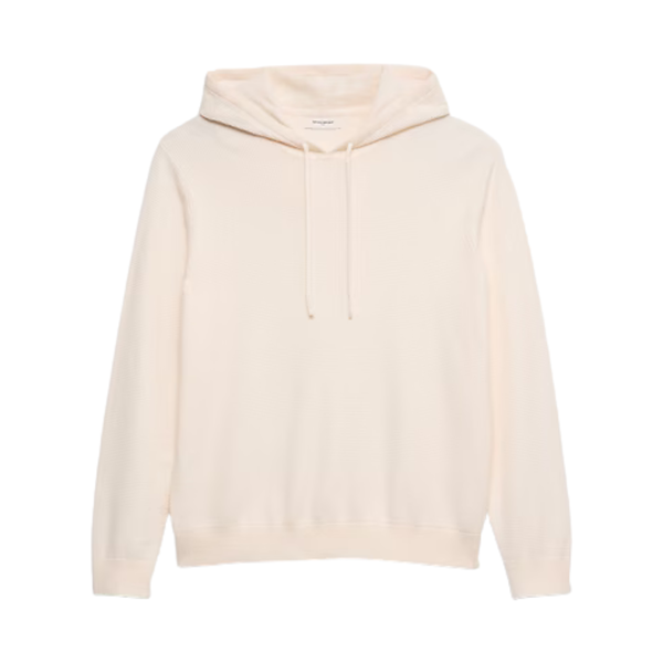 Banana Republic Factory Men's Textured Sweater Hoodie