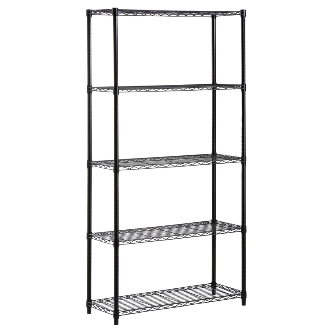 5-Tier Honey-Can-Do Heavy-Duty Adjustable Shelving Unit