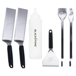 6-Piece Blackstone Deluxe Stainless Steel Griddle Cooking Tool Kit