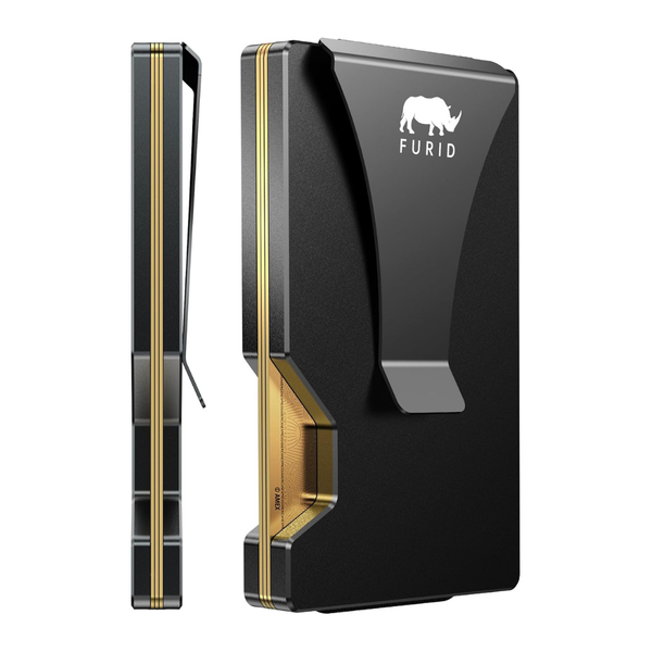 RFID Slim Minimalist Card Metal Wallets With Money Clip