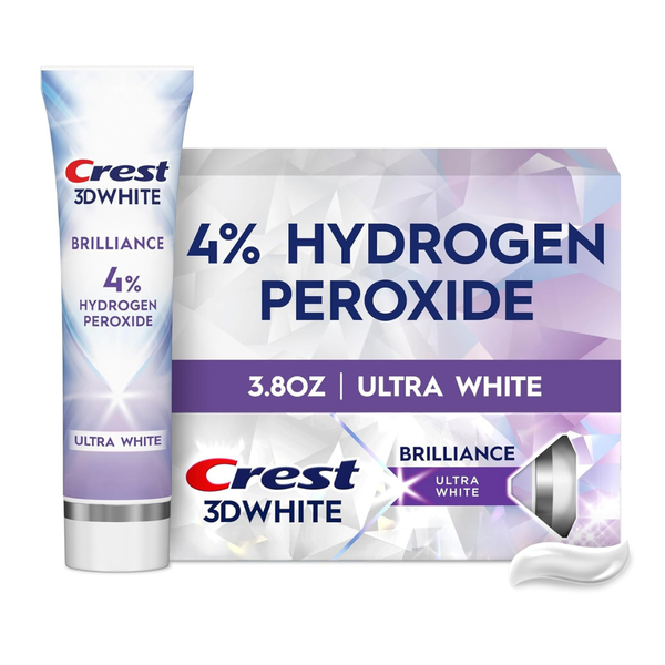 Crest 3D White Brilliance Pro Ultra White Teeth Whitening Toothpaste, 3.8 oz