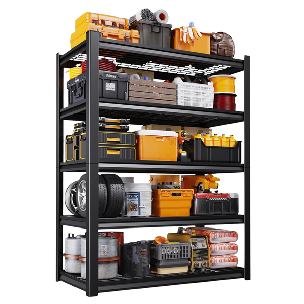 71" 5-Tier Metal Heavy-Duty Garage Storage Shelves