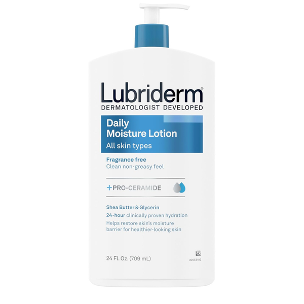24-Oz Lubriderm Fragrance Free Daily Moisture Lotion + Pro-Ceramide
