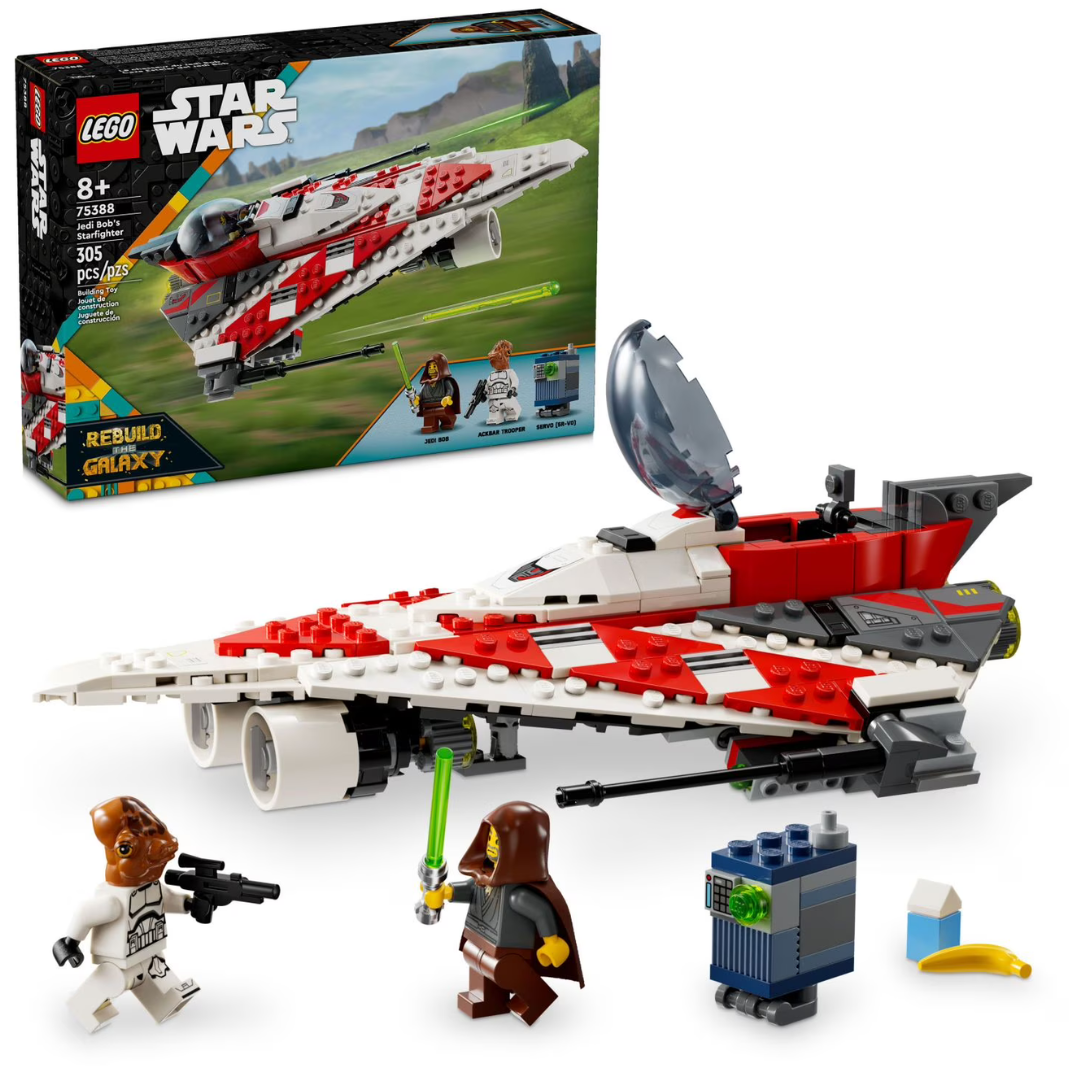LEGO Star Wars Jedi Bob's Starfighter Building Toy Set (75388)