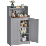 Vasagle Storage Cabinet With 2 Doors & 2 Adjustable Shelves