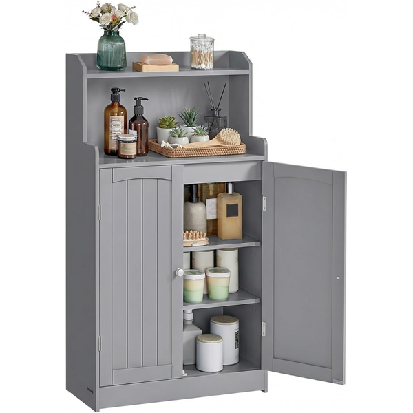 Vasagle Storage Cabinet With 2 Doors & 2 Adjustable Shelves