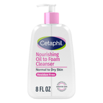 8-Oz Cetaphil Nourishing Oil To Foam Facial Cleanser