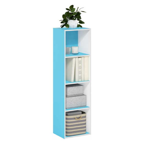 Furinno Pasir 4-Tier Modern Open Shelf Bookcase