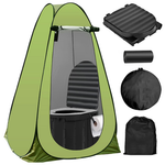 Musment Portable Foldable Camping Toilet Set With Privacy Tent