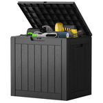 31-Gal Weatherproof Lockable Outdoor Storage Deck Box