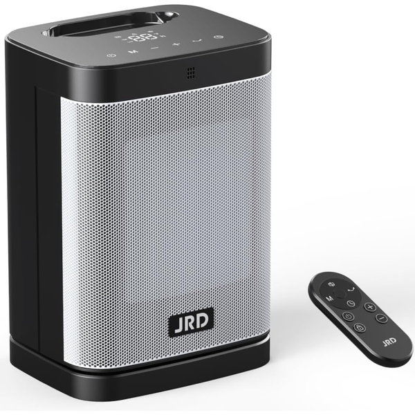 JRD 1500W Ceramic Portable Electric Heater With Remote