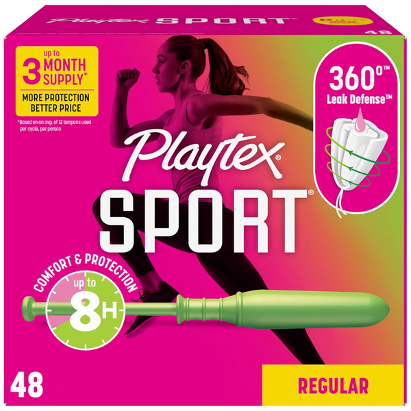48-Count Playtex Sport Tampons (Regular)
