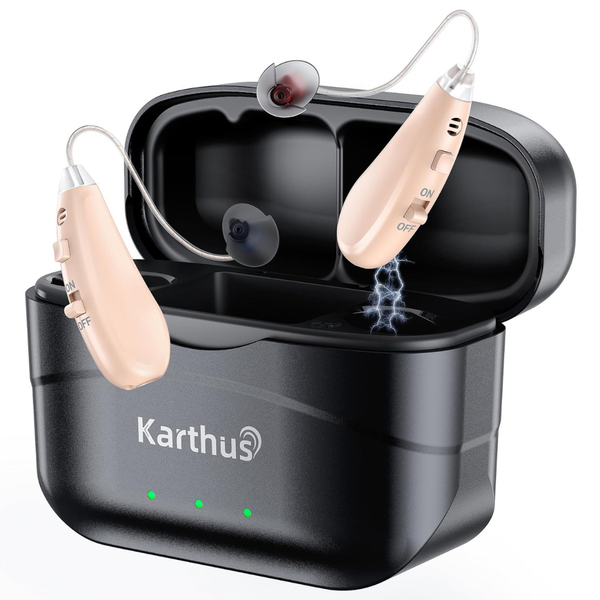 Karthus Rechargeable Hearing Aids With Noise Cancelling & Clear Sound