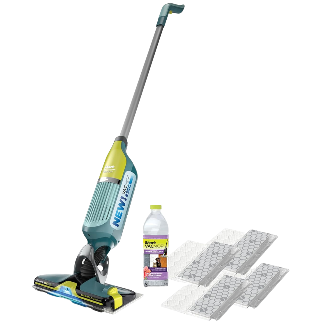 Shark VACMOP Reveal New Cordless Hard Floor Vacuum & Spray Mop