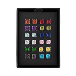 Ivy Sharpe Silver Plated 12-Pair Birthstone Cubic Zirconia Stud Earring Set + $10 Kohls Cash