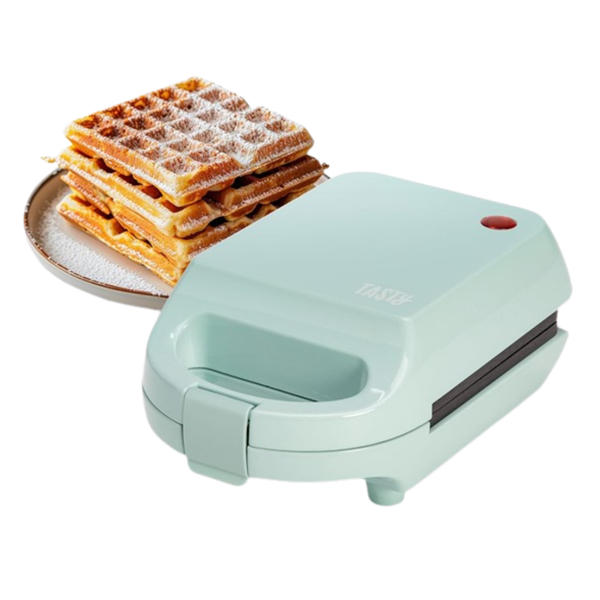 Tasty Mini Nonstick 600W Waffle Maker