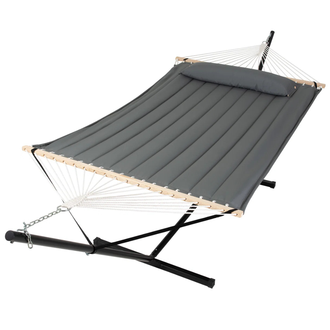 Bayou Breeze 2 Person Spreader Bar Hammock W/ Stand