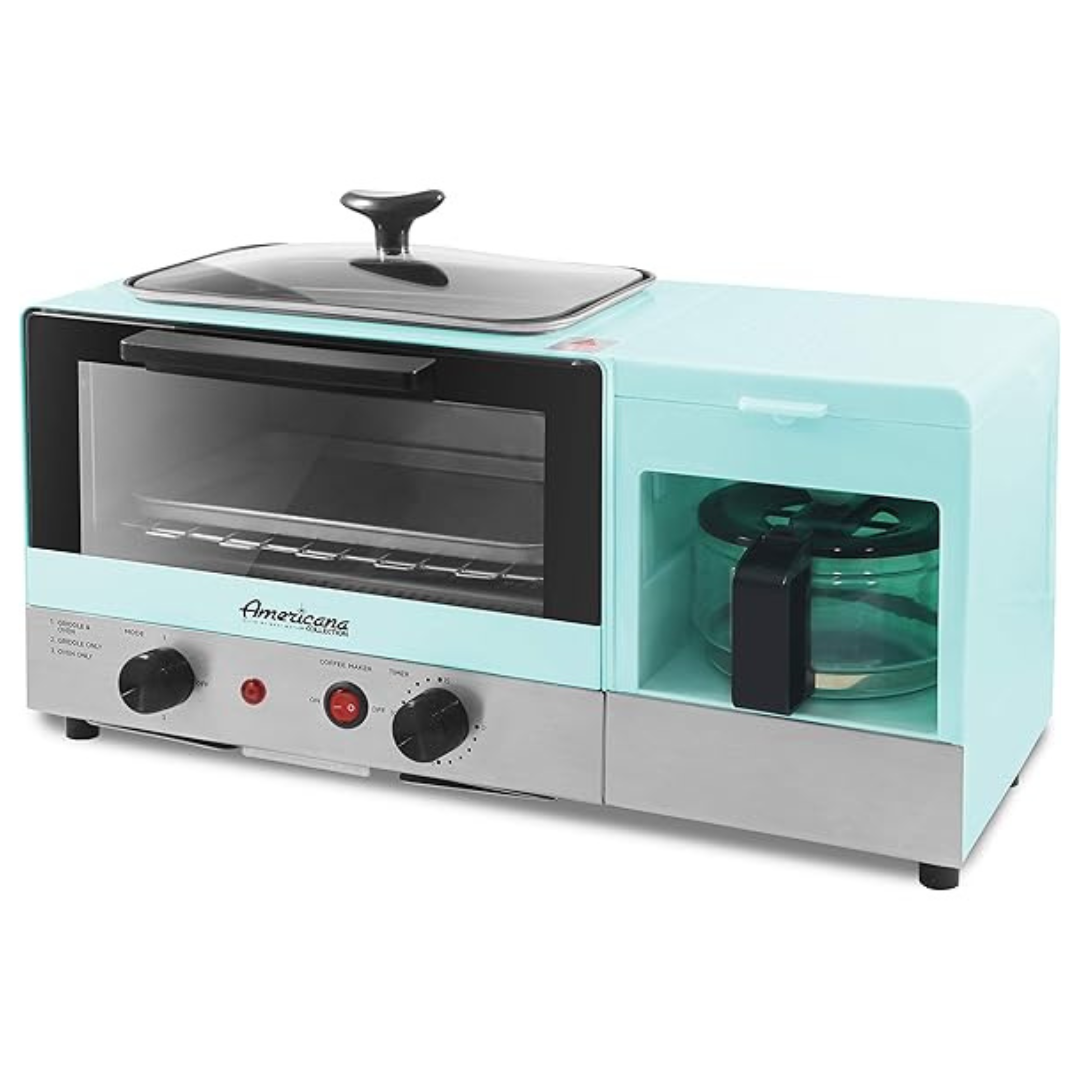 Elite Gourmet Americana 3-in-1 Breakfast Center Station