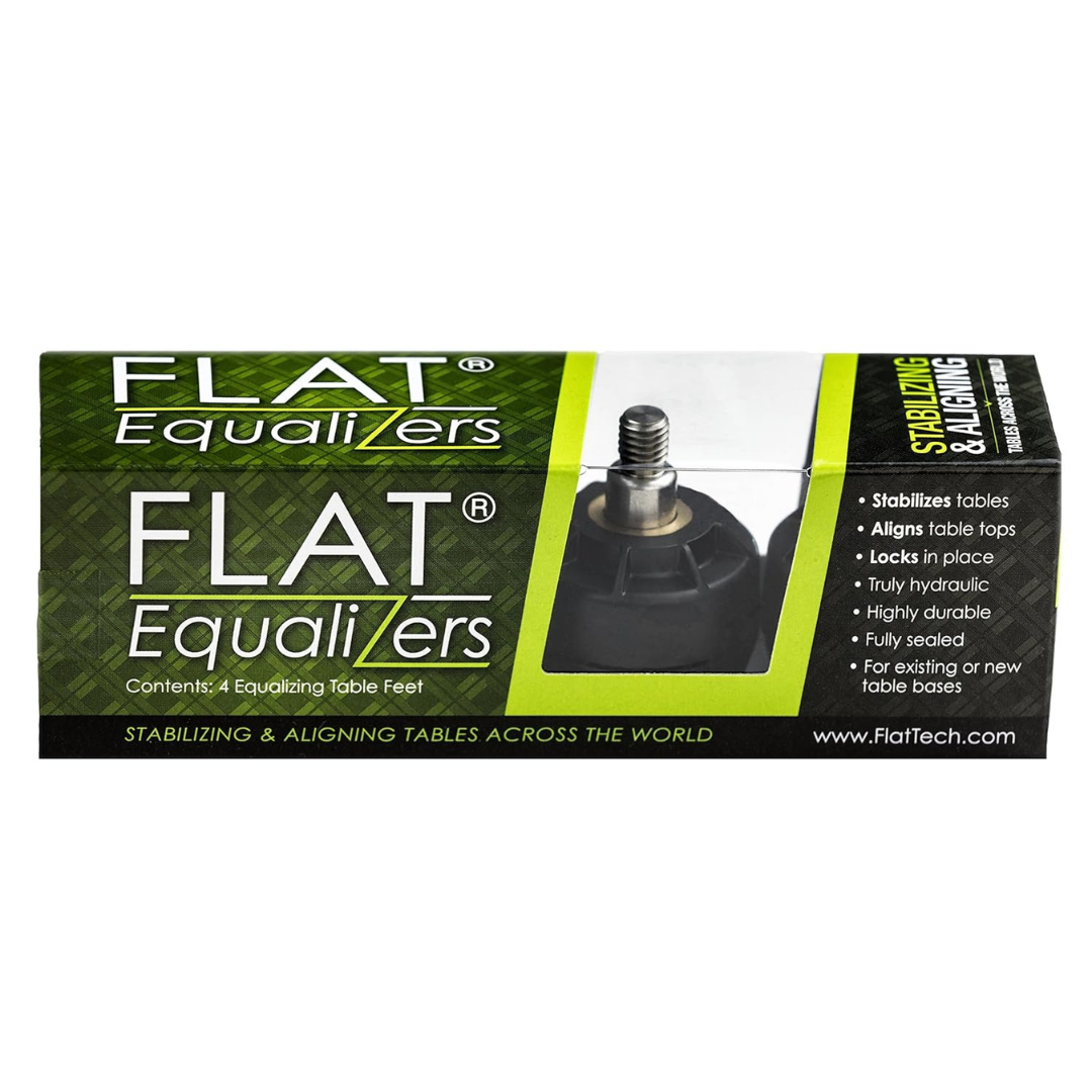 Flat Equalizers (Stabilizing Table Feet)