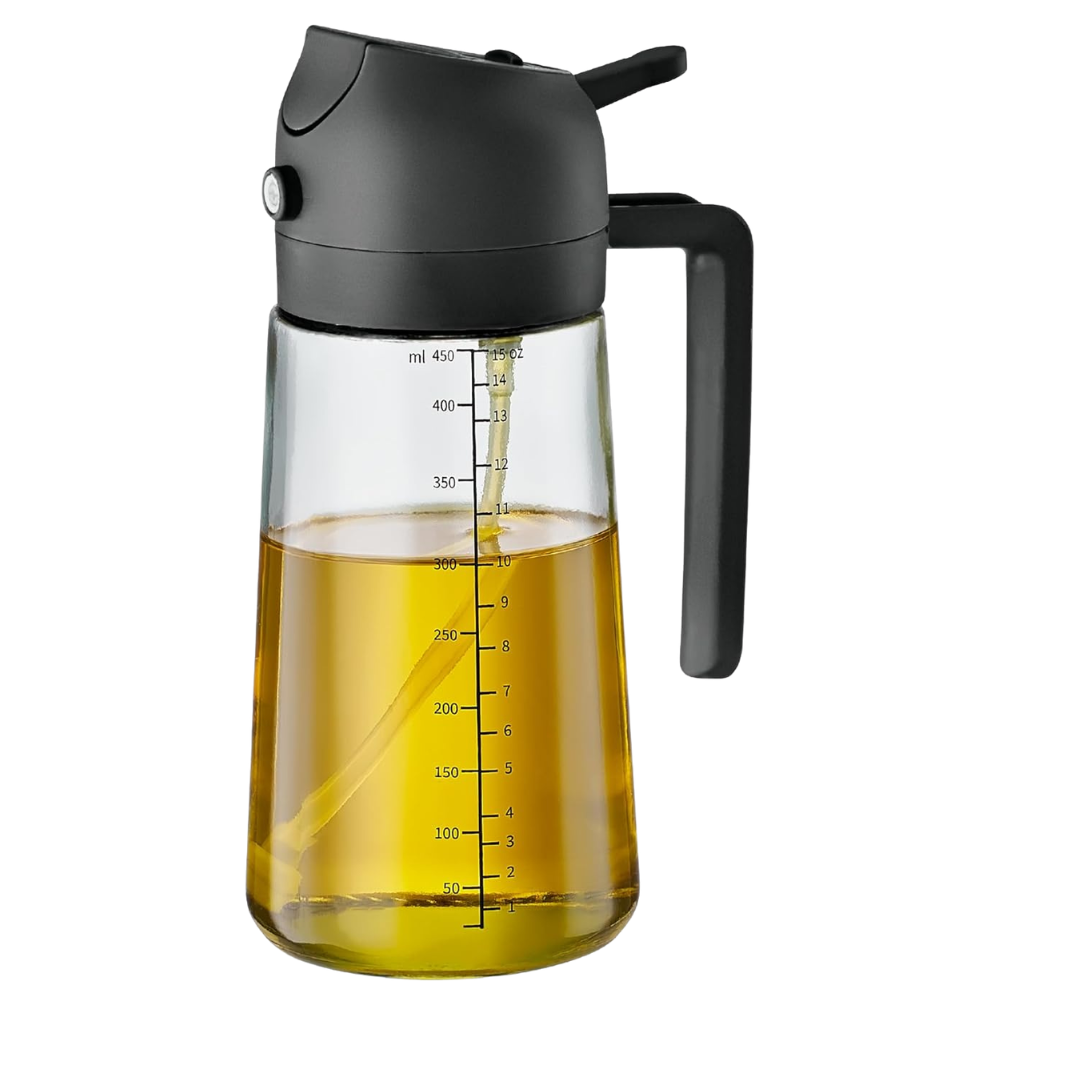 16-Oz Oil Sprayer & Dispenser With Measurement Marks (2 Colors)
