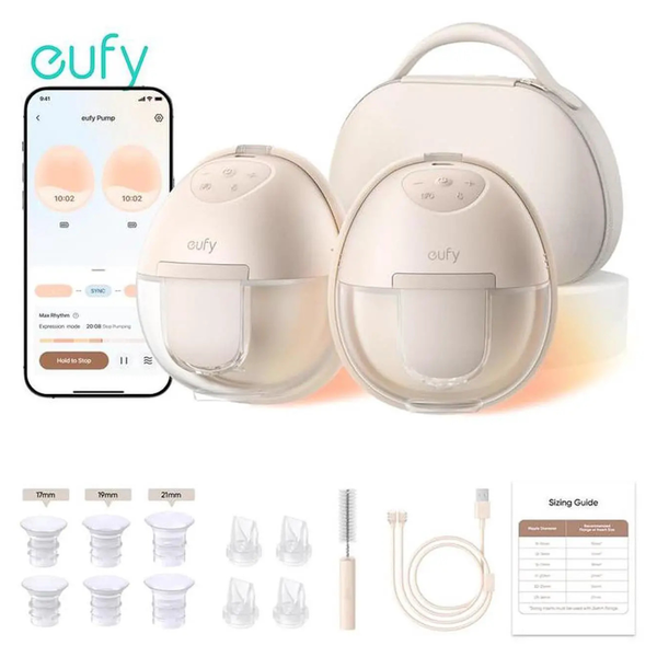 Eufy Security Electric Hands-Free Wearable Breast Pump S1 Pro