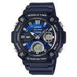 Casio Men's Heavy Duty Analog-Digital World Time Watch
