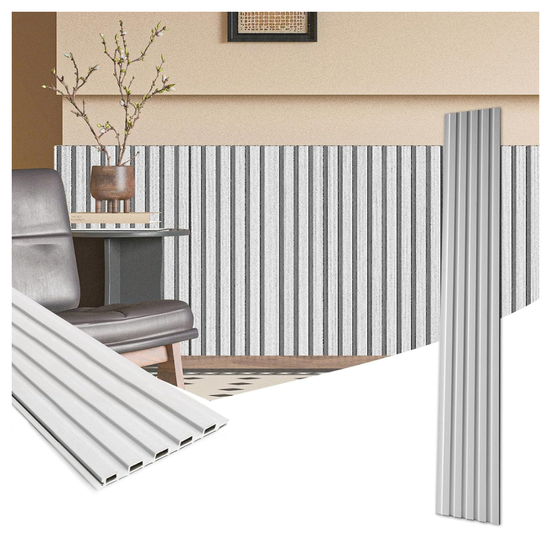 16-Pack 48" X 6" WPC Wainscoting Panels