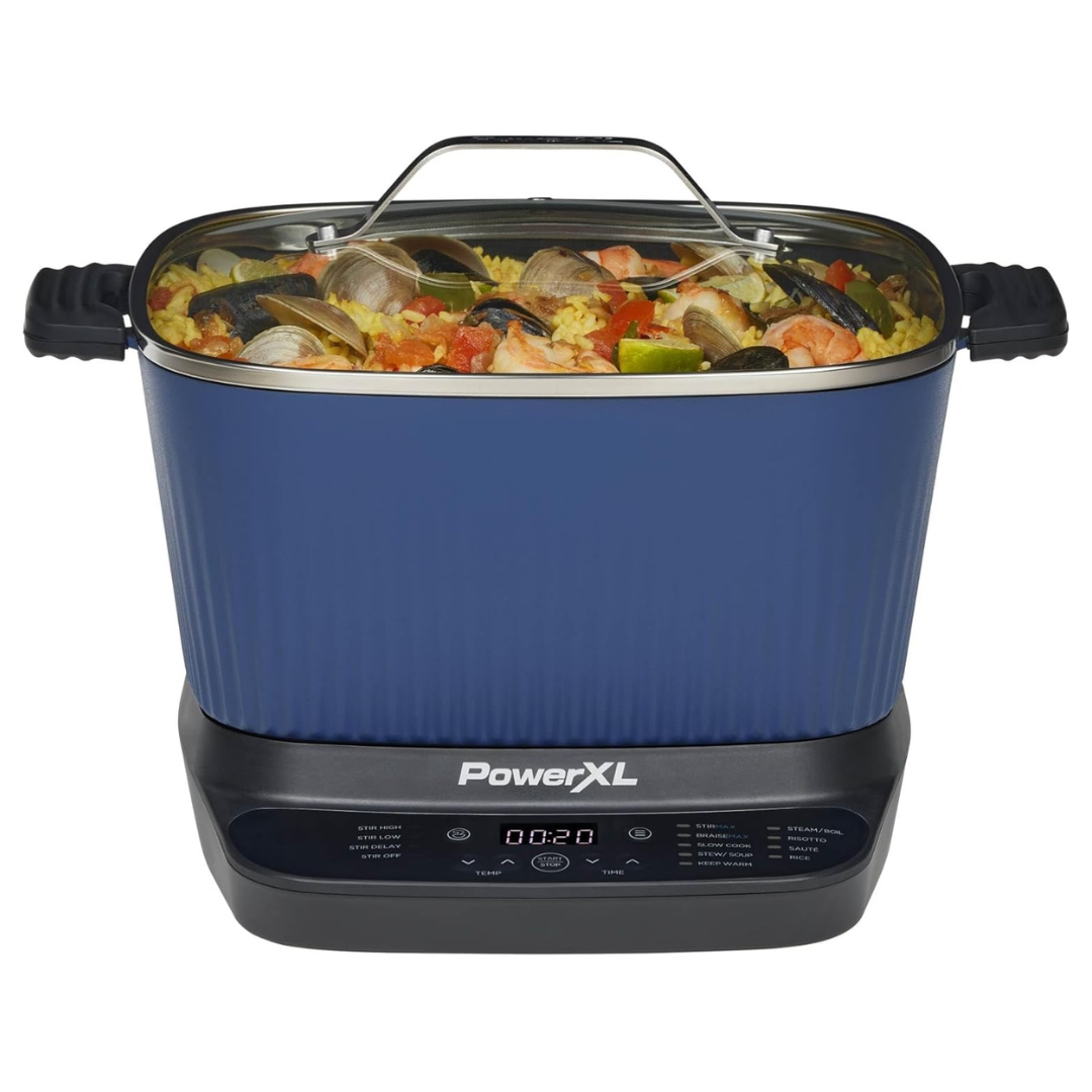 7.5QT PowerXL 9 In 1 Digital Multi-Cooker With Automatic Paddle