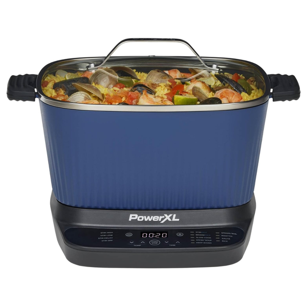 7.5QT PowerXL 9 In 1 Digital Multi-Cooker With Automatic Paddle