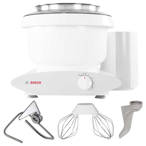 Bosch 500 Watt 6.5 Quarts Universal Plus Stand Mixer Bundle