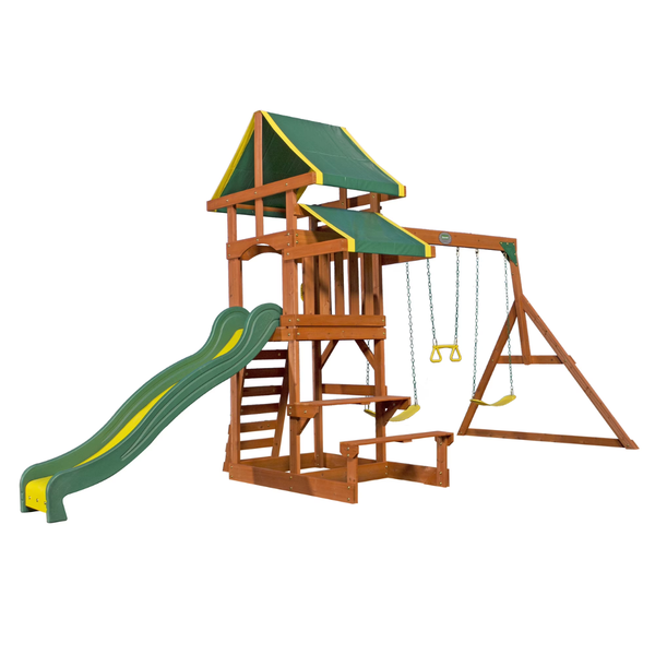 Backyard Discovery Tucson Cedar Wooden Swing Set