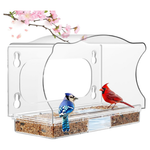 Clear Window Bird Feeder With 4 Strong Suction Cups