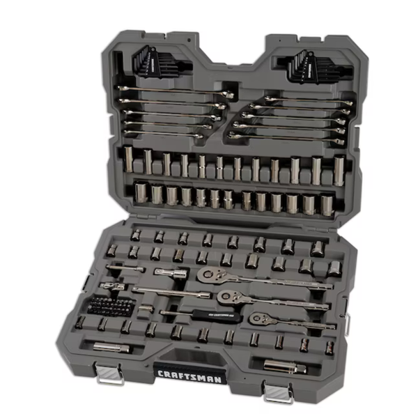 121-Piece Craftsman Overdrive Mechanics Tool Set With Hard Case